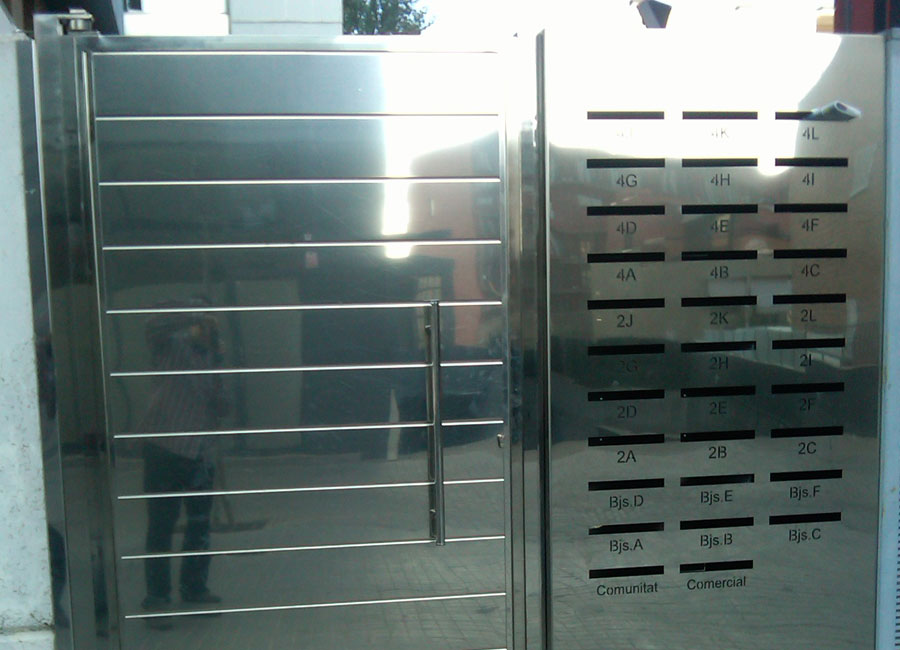 Portes inox